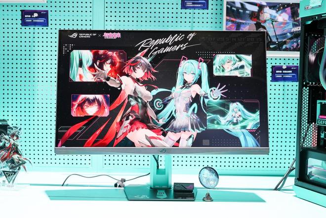 RO姬x初音未来版电竞显示器双模新品闪耀登场pg电子中国网站BW2025 ROG绝神(图2)