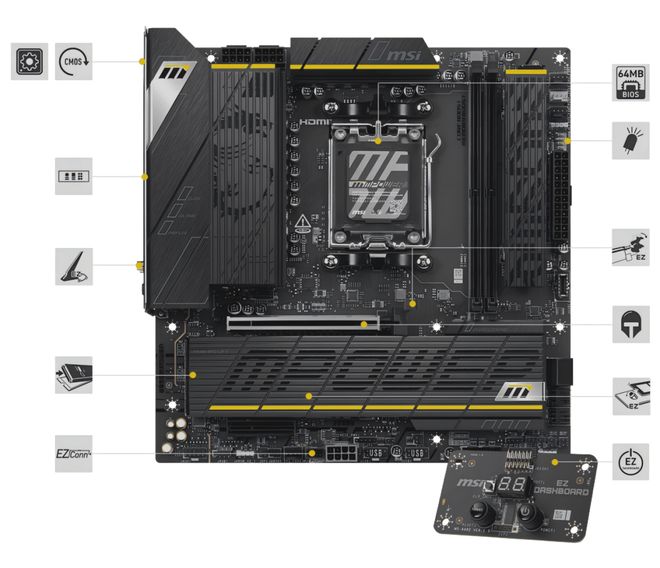 加持、千帧电竞！微星B850MPOWER主板评测手记pg电子模拟器试玩12+2+1相供电、Wi-Fi 7(图10)